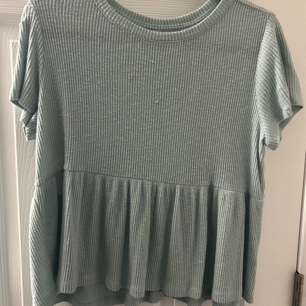 Baby Doll Top - Sea foam Green